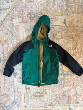 The North Face Kids Green & Black Hooded Jacket